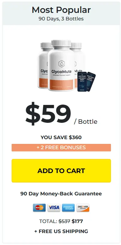 glycomute 3 bottles price